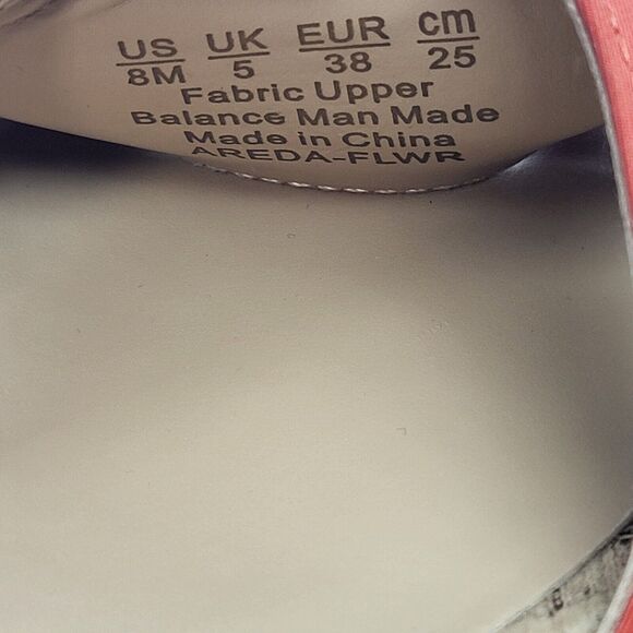 Naturalizer Womens Areda-Flower tangerine Wedge Sandals 8 M - Picture 12 of 12